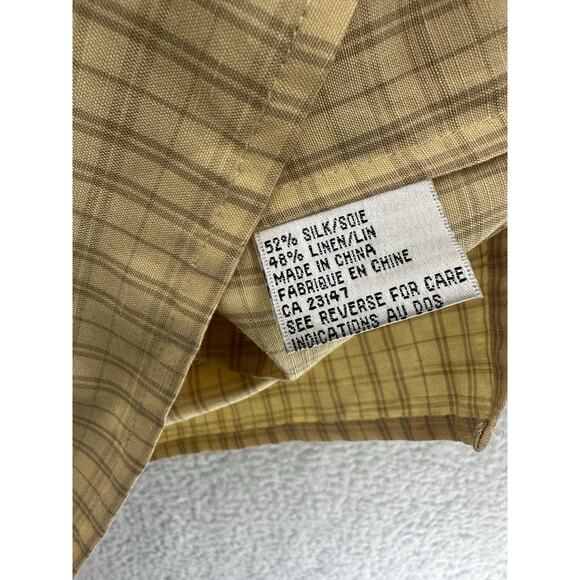 Talbots Women's Plaid Button Down Blouse - Size 16 - Picture 4 of 7